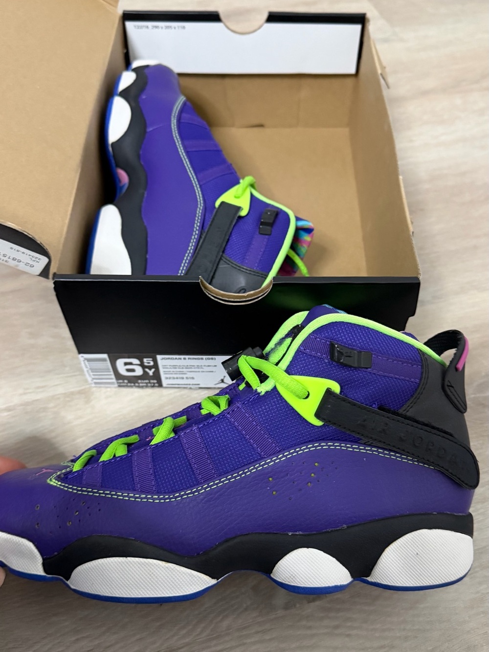 Jordan 6 Rings - Bel Air 6.5Y